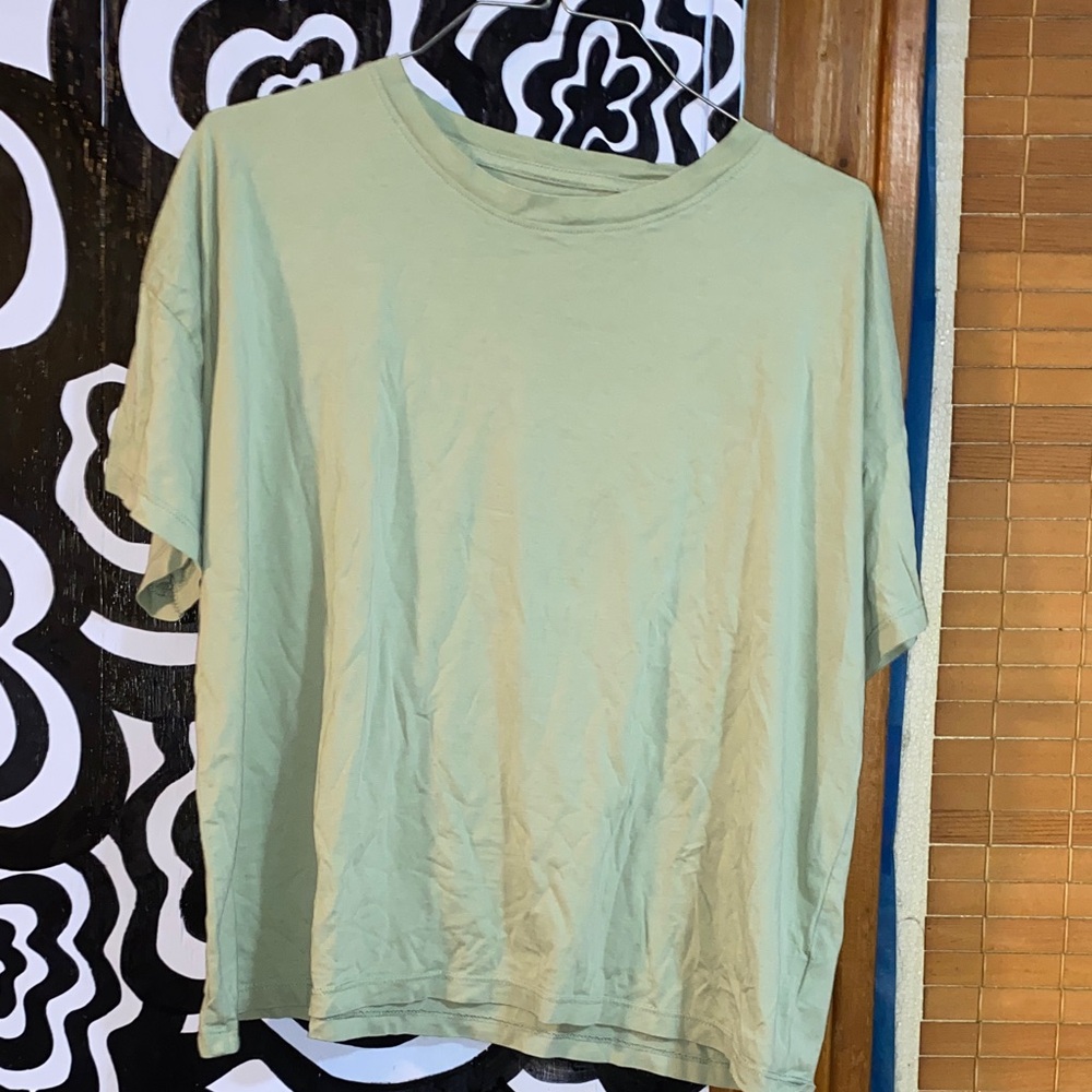 Christian Siriano Olive Green Top